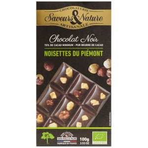 TAB CHOCOLAT NOIR NOISETTES