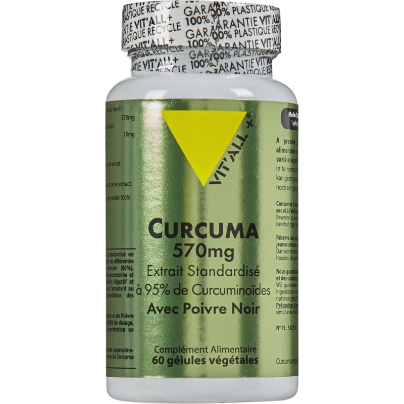 CURCUMA 570MG AVEC POIVRE NOIR
