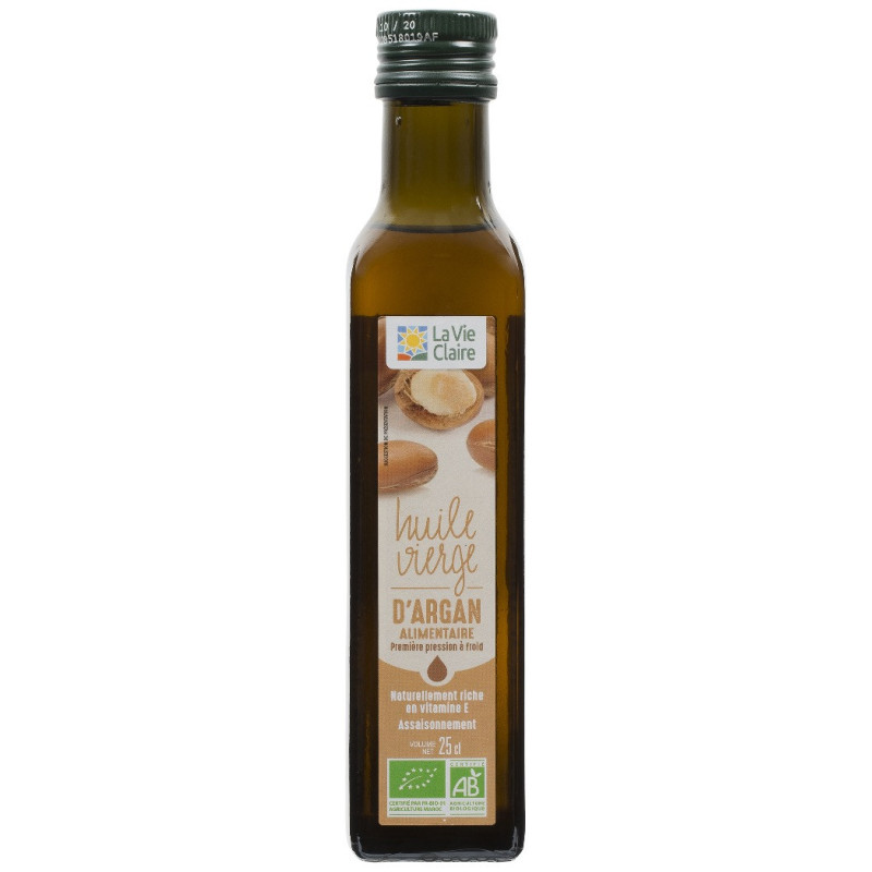 Huile vierge d'argan alimentaire