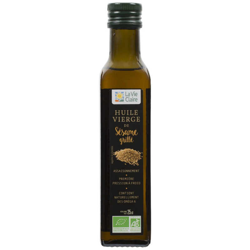Huile vierge de sésame grillé