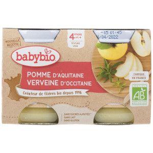 POT POMME VERVEINE 2X130G