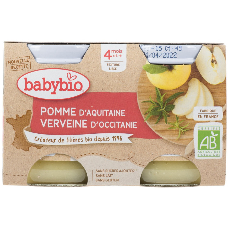 POT POMME VERVEINE 2X130G