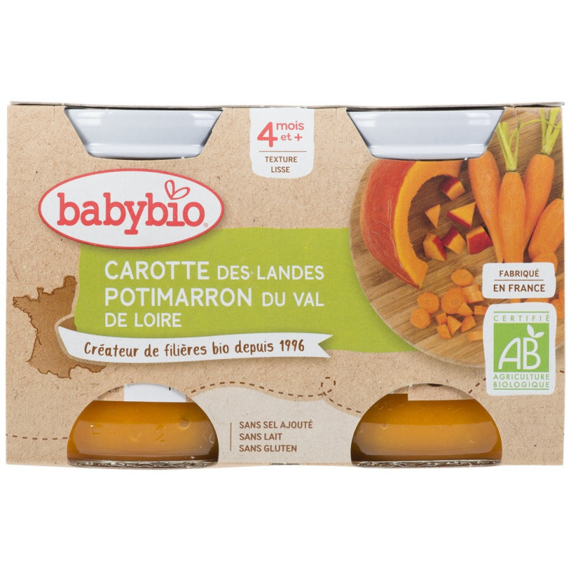 POT CAROTTE POTIMARRON 2X130G