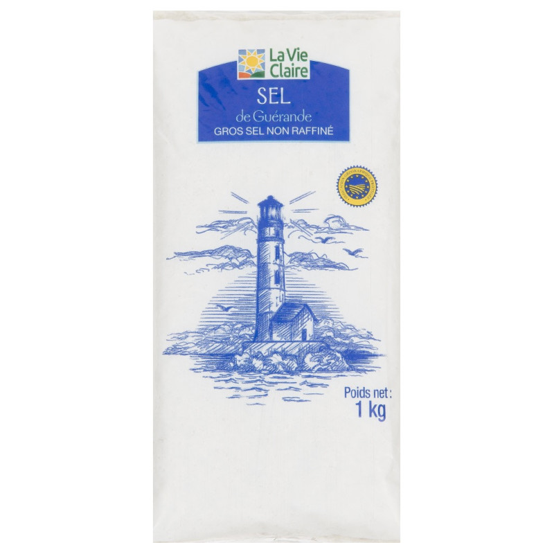 Sel de Guérande, gros sel non raffiné Sel de Guérande, gros sel non raffiné