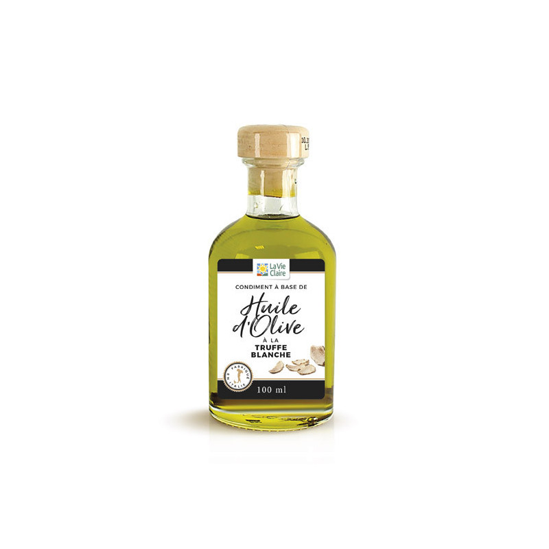 Condiment à base d'huile d'olive vierge extra à la truffe blanche bio