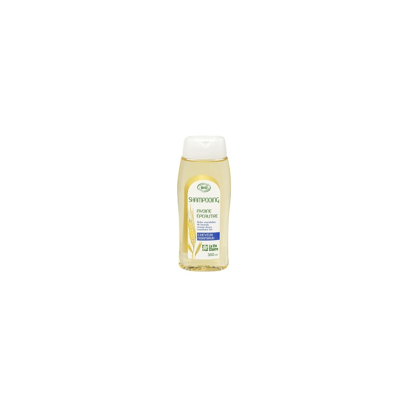 Shampoing avoine épeautre, huiles essentielles de lavande, orange douce, marjolaine bio, cheveux normal.