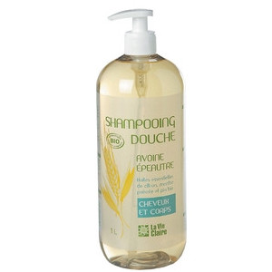 Shampoing douche avoine épeautre parfum citron romarin