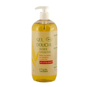 Gel douche revitalisant, avoine épeautre, huiles essentielles de mandarine et citron