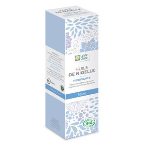 Huile végétale de Nigelle purifiante (peaux sensibles, grasses,
sujettes aux imperfections)