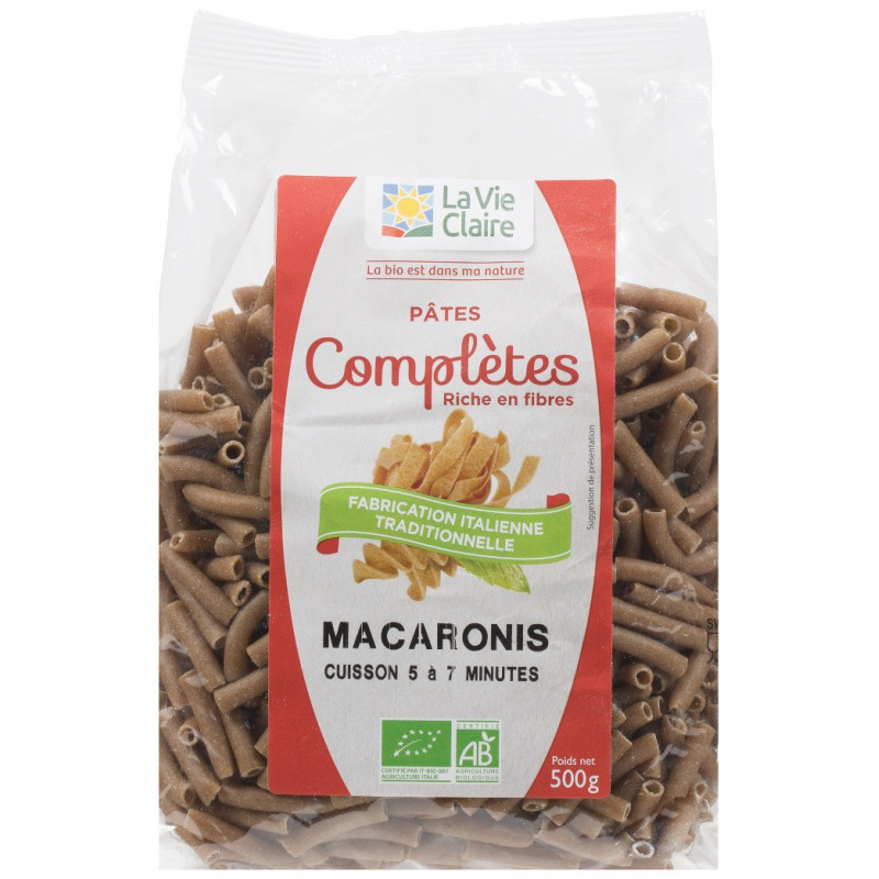 Macaronis complets bio