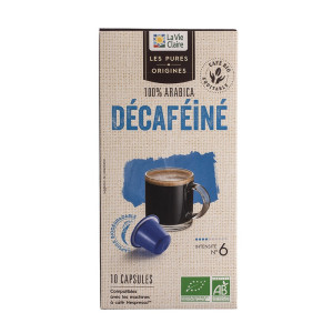 Capsules décaféinées Intensité N° 6.