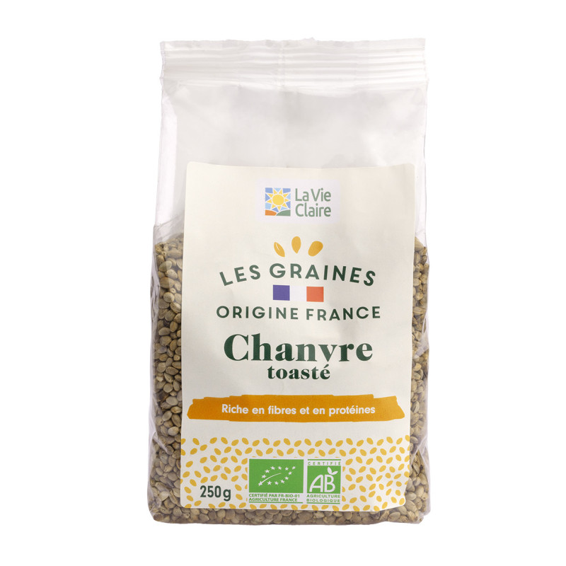 Graines de chanvre toastées