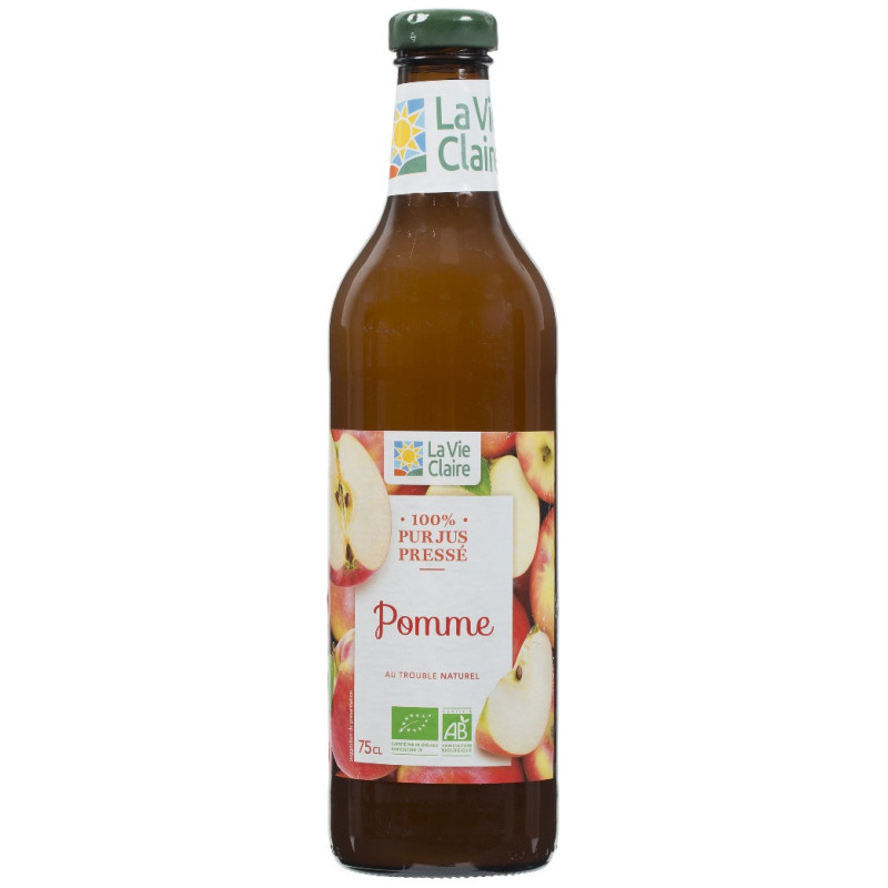 100% pur jus de pomme stérilisé.