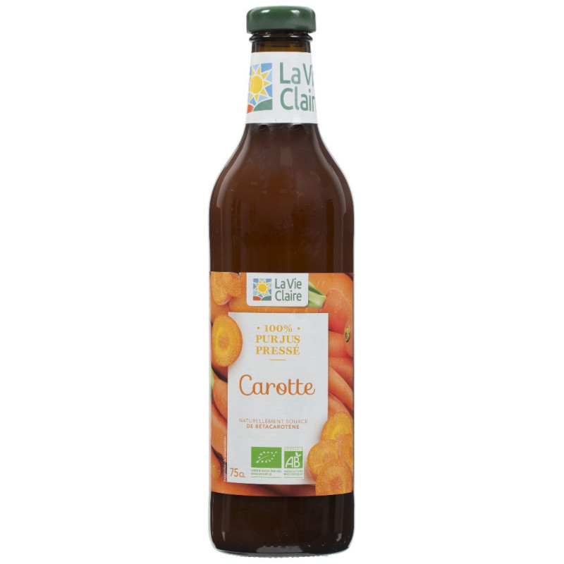 100%  pur jus pressé de carotte