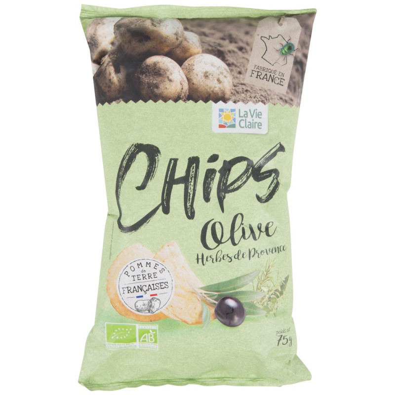 Chips olive herbes de provence bio