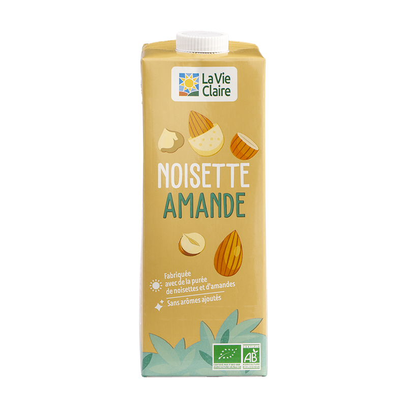 Boisson amande noisette