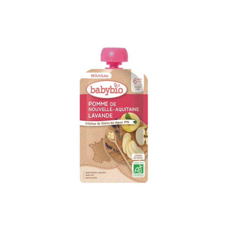 GOURDE POMME LAVANDE 120G