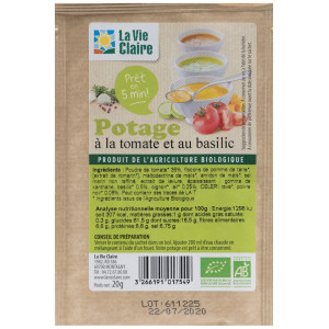 POTAGE TOMATE BASILIC DESHYD
