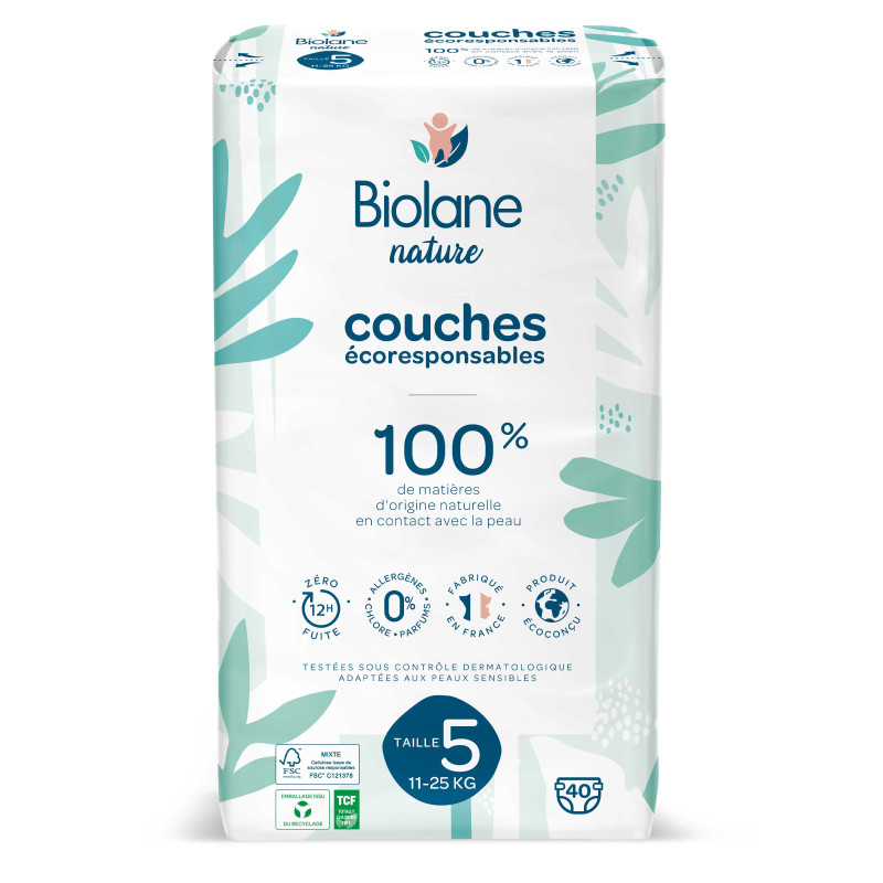 COUCHES BB TAILLE 5 X40