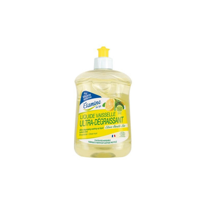 LIQUIDE VAISSELLE CITRON MENTHE 500ML