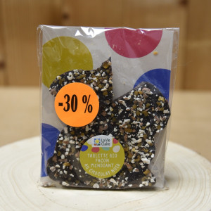 TABLETTE MENDIANT NOIR 90G