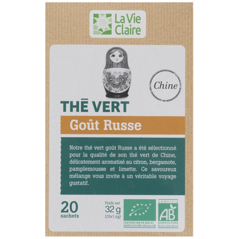 Thé vert goût russe Thé vert goût russe
