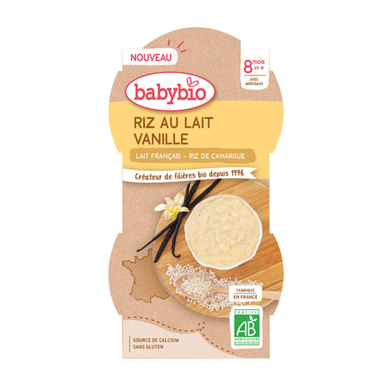BOL RIZ AU LAIT VANILLE 2X100G