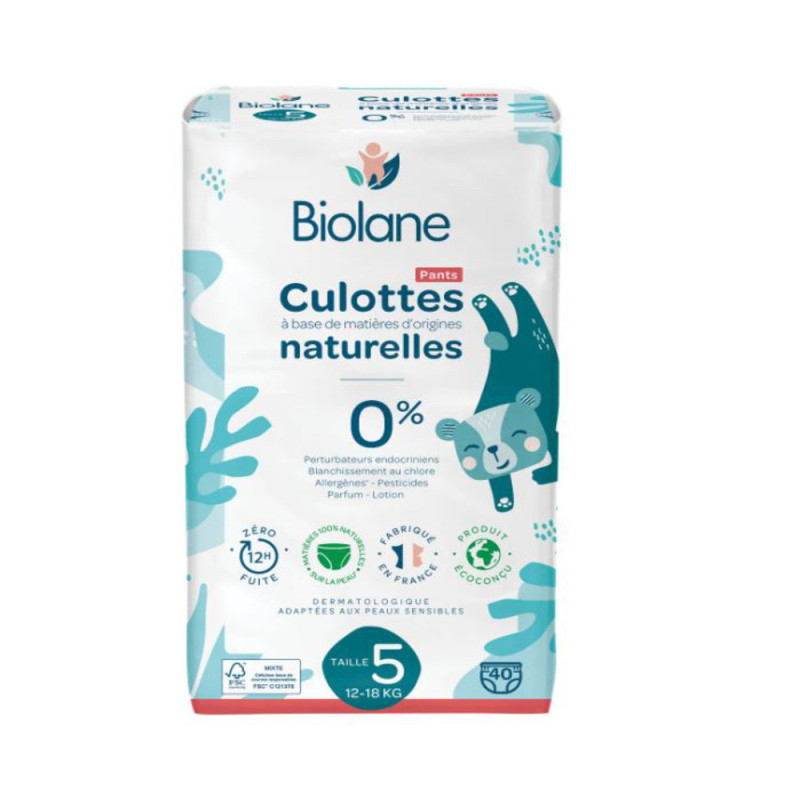 COUCHES CULOTTES TAILLE 5 40