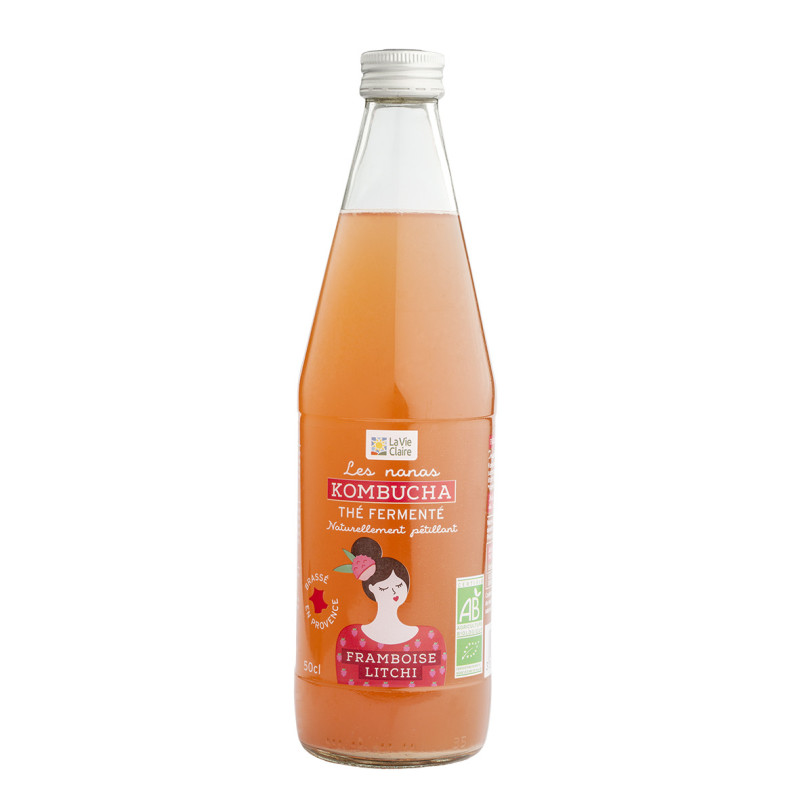 KOMBUCHA FRAMBOISE LITCHI 50CL KOMBUCHA FRAMBOISE LITCHI 50CL