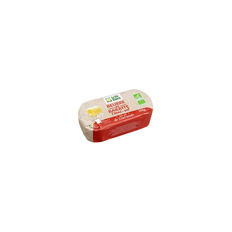 BEURRE DEMI-SEL BARATTE 250 G