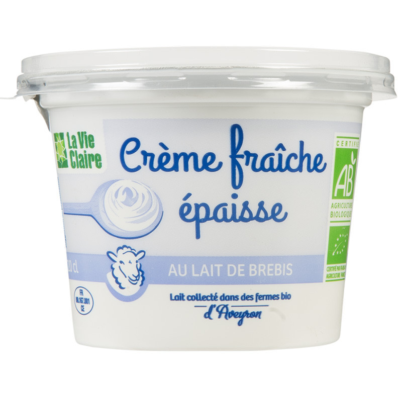 CREME FRAICHE DE BREBIS 20CL CREME FRAICHE DE BREBIS 20CL