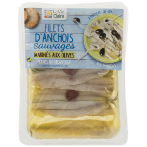 ANCHOIS AUX OLIVES 140g