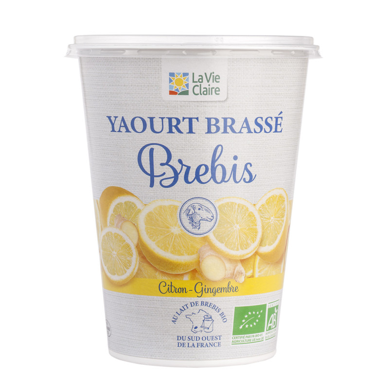 YAOURT BREBIS CITRON GING 400G YAOURT BREBIS CITRON GING 400G