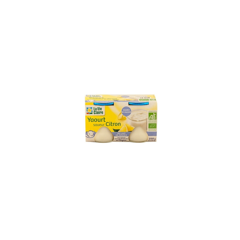 YAOURT BREBIS CITRON 2X125 G