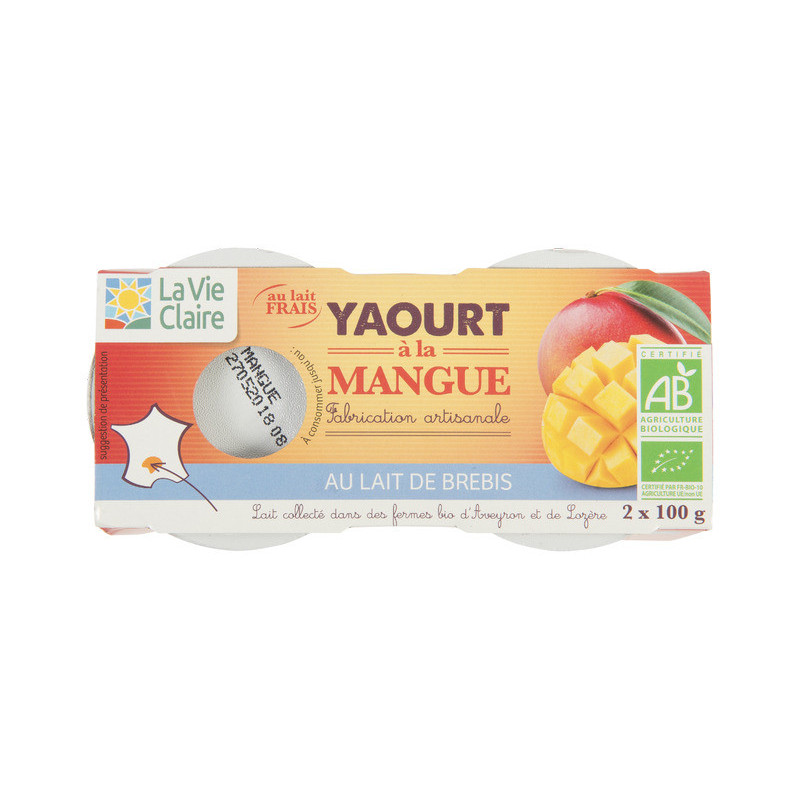 YAOURT BREBIS MANGUE 2X100G