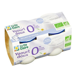 YAOURT DE BREBIS 0% 2X125G