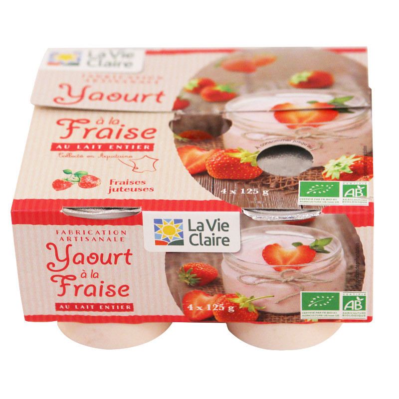 YAOURT BRASSE FRAISE X4 YAOURT BRASSE FRAISE X4