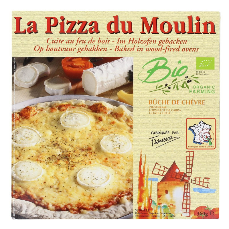 Pizza bûche de chèvre Pizza bûche de chèvre