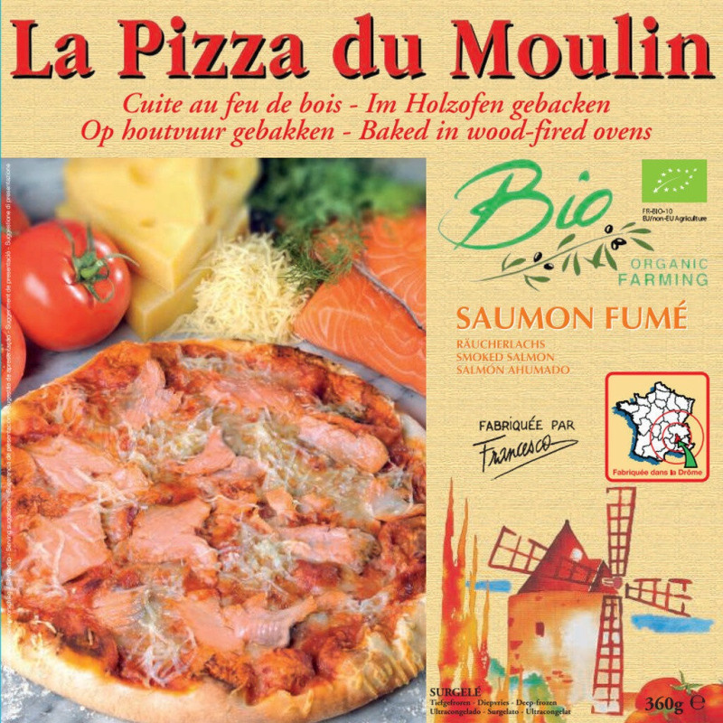 Pizza Saumon fumé bio Pizza Saumon fumé bio