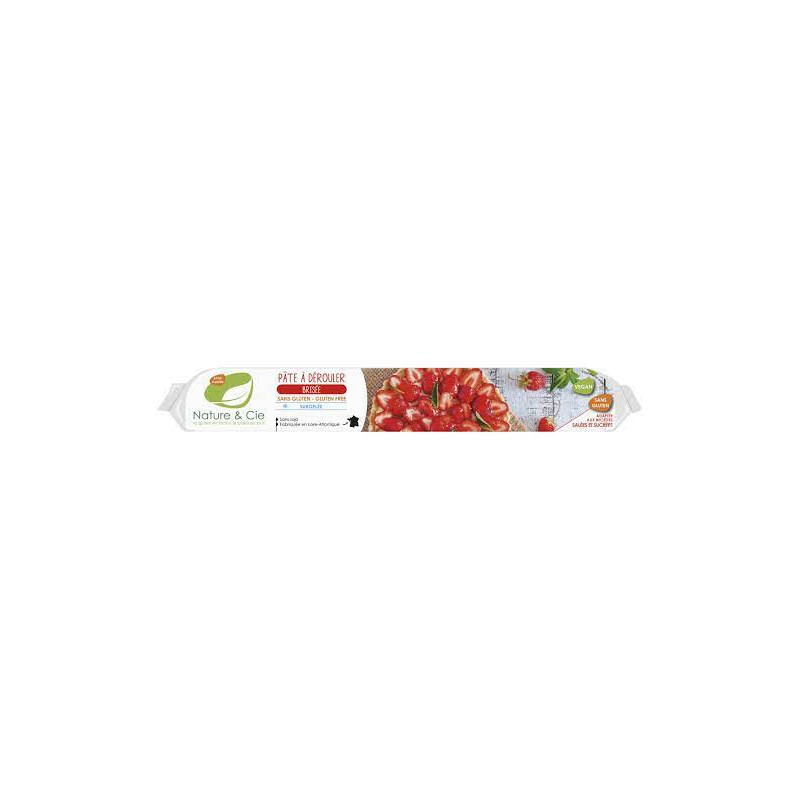Pate brisée pré-étalée Sans gluten