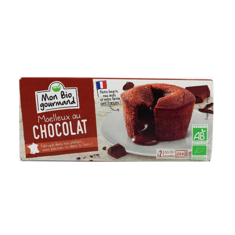 2 Coulants au chocolat 2 Coulants au chocolat