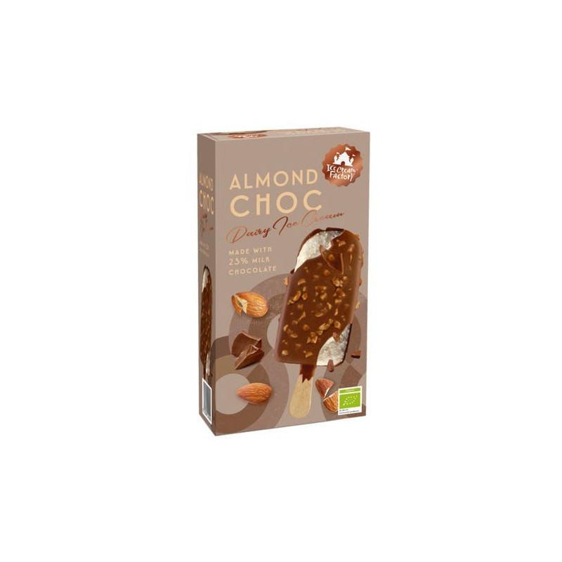 Esquimau géant enr. choc lait amandes Boîte de 3 - Nouveau