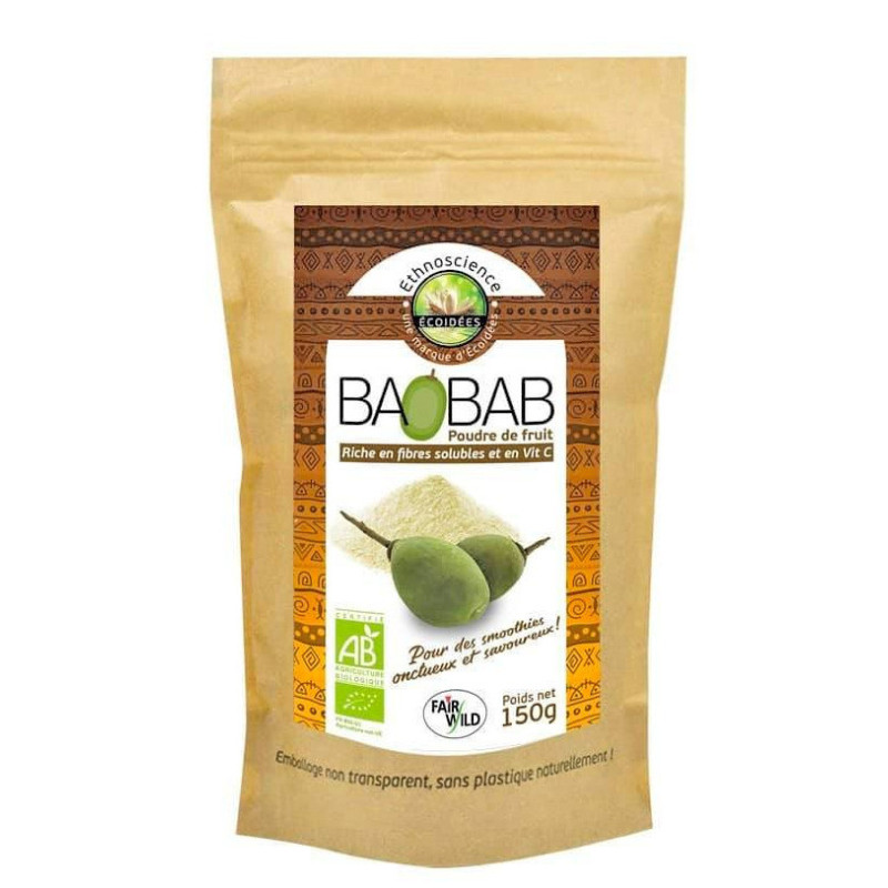 POUDRE DE BAOBAB BIO 150G POUDRE DE BAOBAB BIO 150G