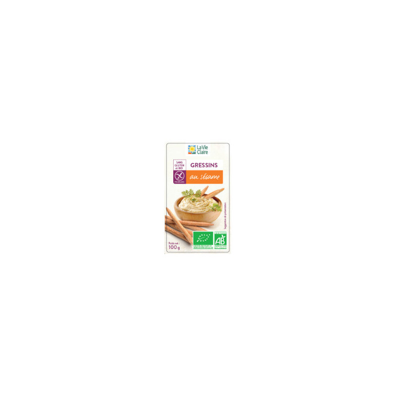 GRESSINS SESAME SS GLUTEN 100G