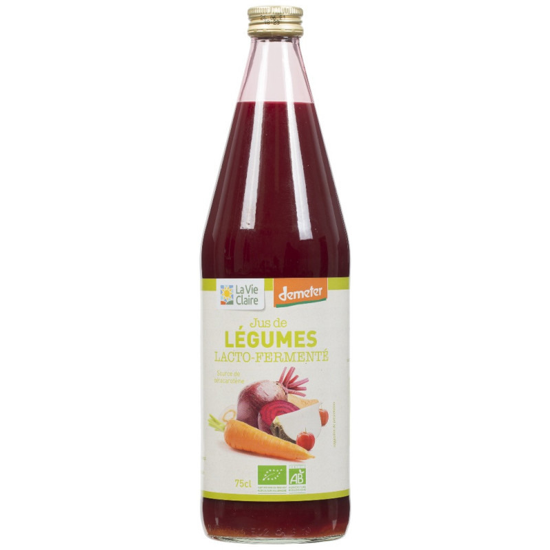 Jus de légumes lacto-fermenté