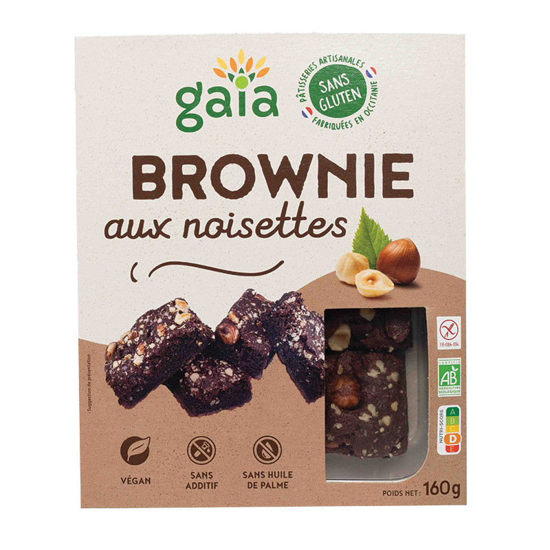 BROWNIE AUX NOISETTES SG 160G