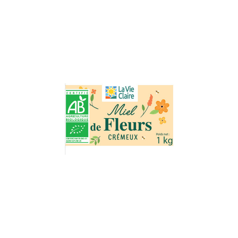 MIEL FLEURS CREMEUX 1KG