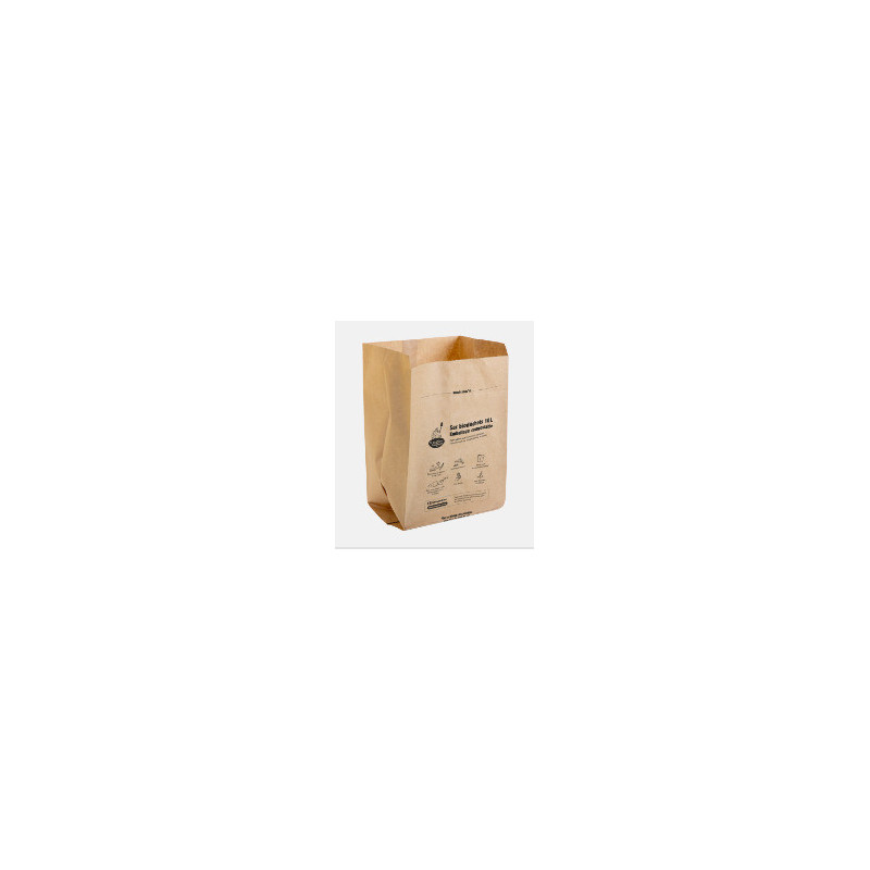 LOT 15SACS KRAFT BIODECHETS10L