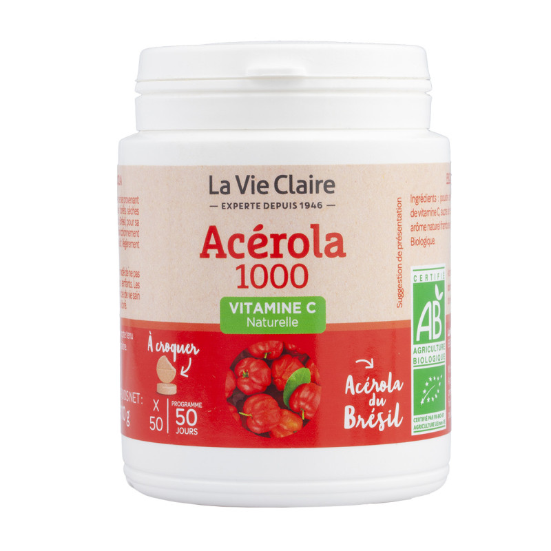 ACEROLA 1000 BIO 50 CP CROQUER