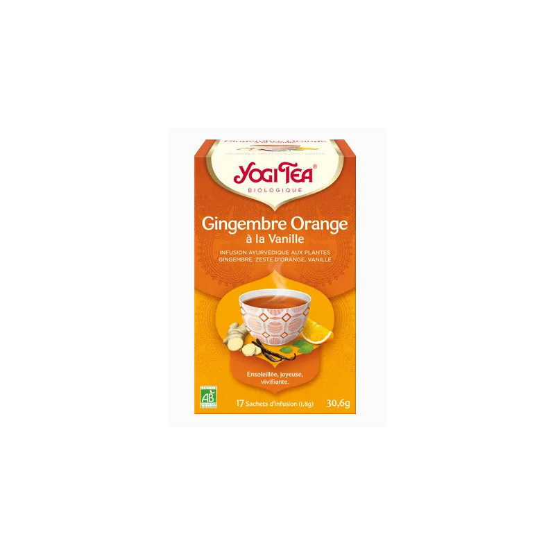 YOGI TEA GINGEMBRE ORANGE VANI